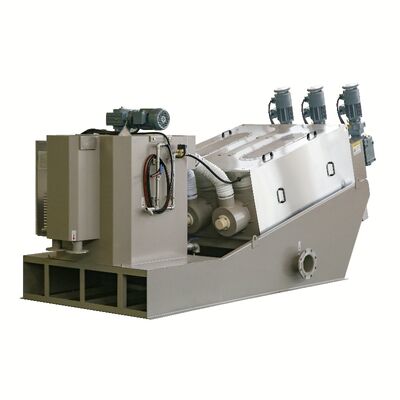 Stainless Steel Sludge Dewatering Machine Screw Press Wastewater Treatment Plant Sewage Treatment PLC 1000L