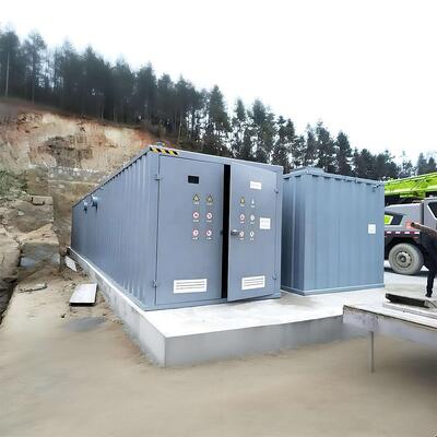 Containerized MBR/MBBR STP System with Electrocoagulation / Wastewater Treatment Equipment for Domestic, Industrial and Hospital