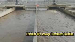 Oxidatie sloot afvalwaterzuiveringsinstallatie